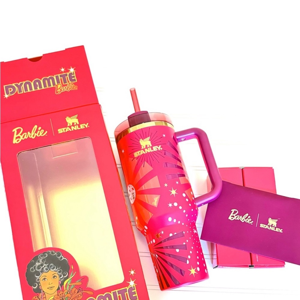Stanley x Barbie Dynamite Barbie 40oz Quencher Limited Edition Collab